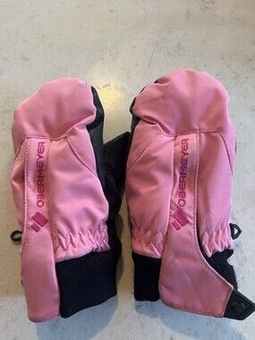 Obermeyer Pink Kids Large Ski Glove. Good Condition Waterproof.